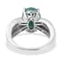 Premium Grandidierite and Diamond Ring in Platinum Over Sterling Silver (Size 10.0) 3.00 ctw image number 4