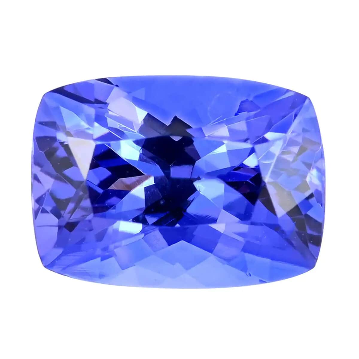 Certified & Appraised AAAA Tanzanite (Cush 8x6 mm) 1.50 ctw image number 0