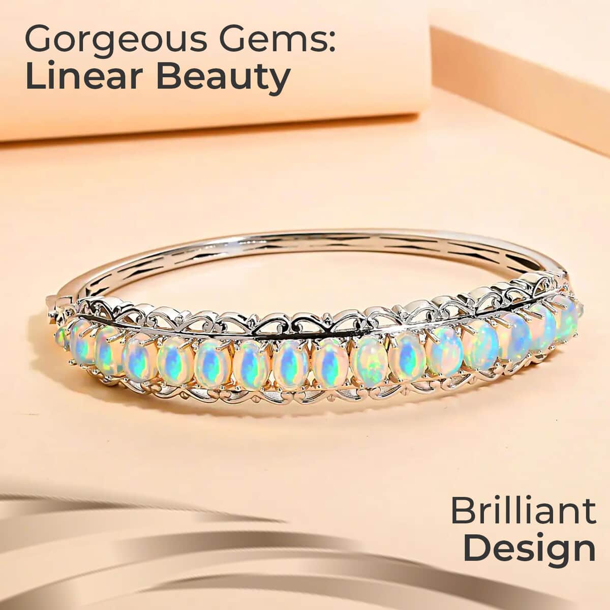AMERICAN Natural Sleeping Beauty Turquoise Bangle Bracelet in Platinum Over Sterling Silver (7.25 In) 18.90 Grams 10.40 ctw image number 1