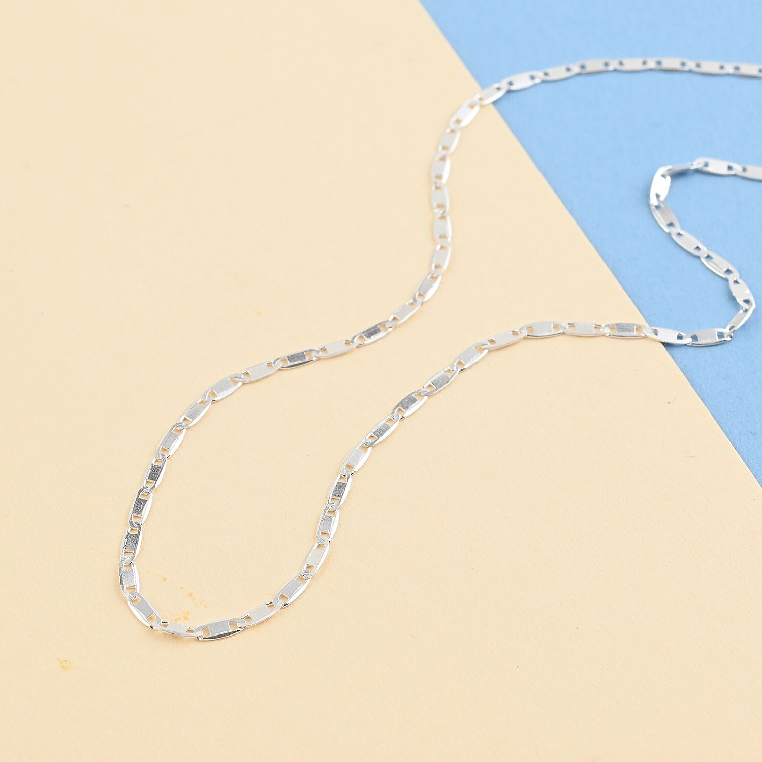 Sterling Silver 1.5mm Anchor Chain Bolo Adjustable Necklace 24 Inches 2.90 Grams