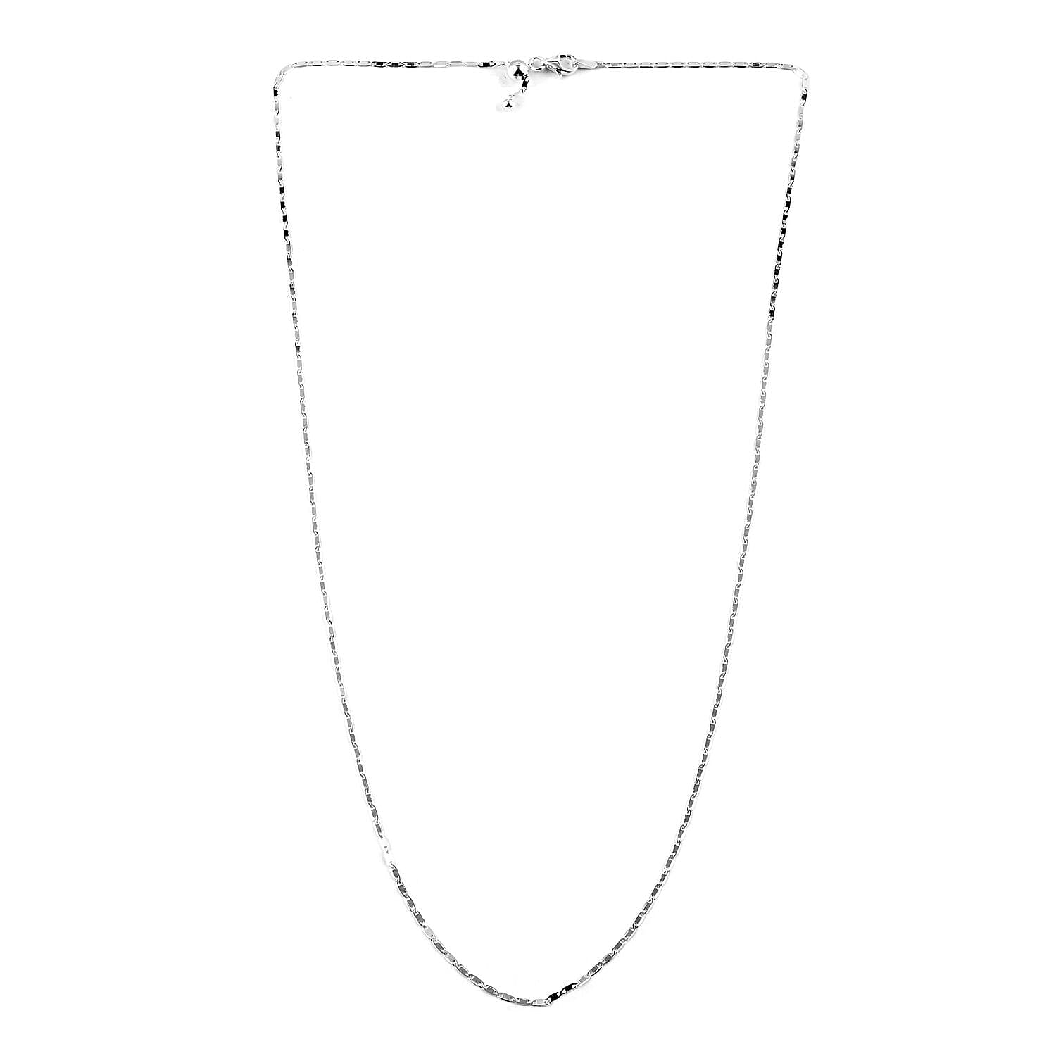 Sterling Silver 1.5mm Anchor Chain Bolo Adjustable Necklace 24 Inches 2.90 Grams