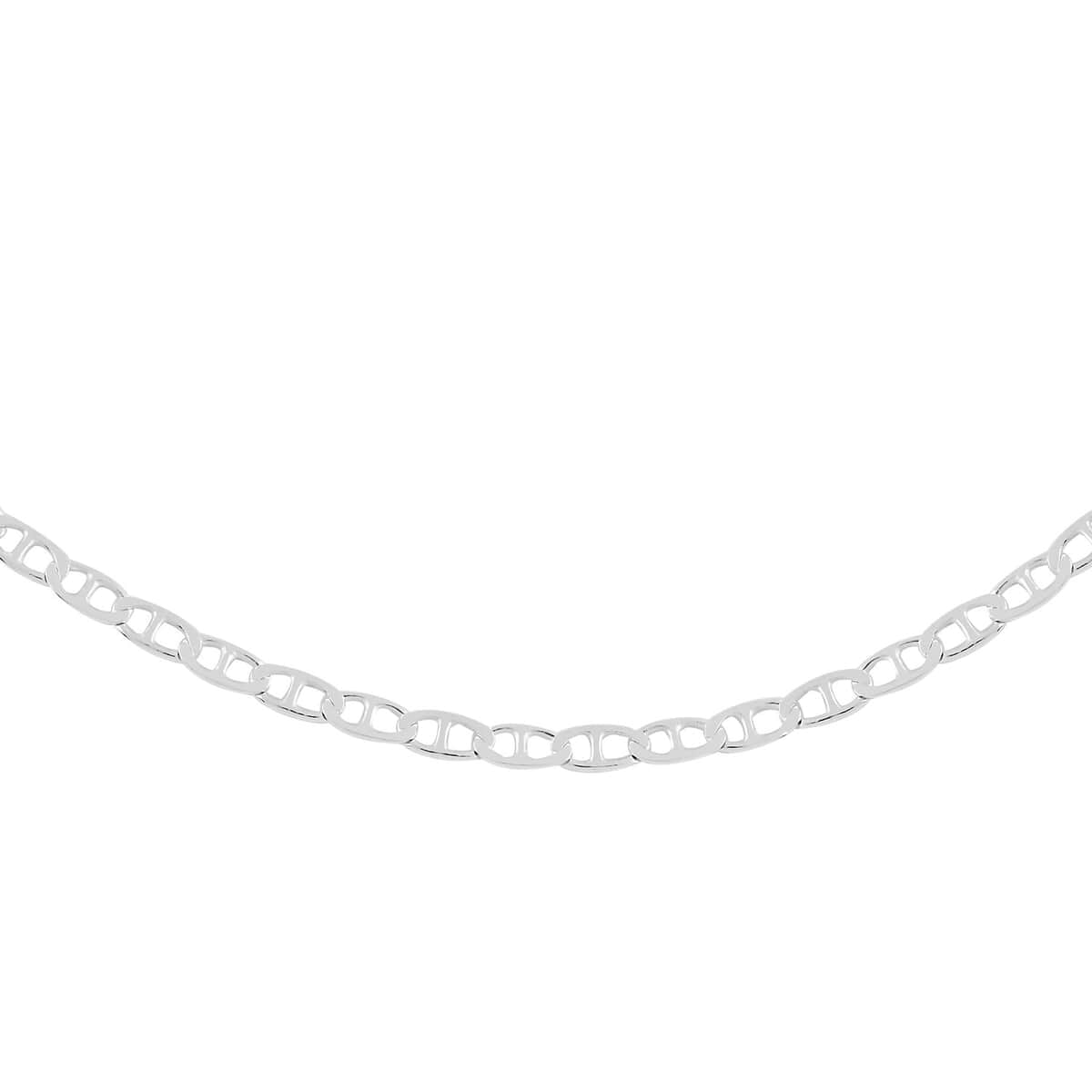 Sterling Silver 1.6mm Marina Chain Necklace 24 Inches 2.15 Grams image number 0