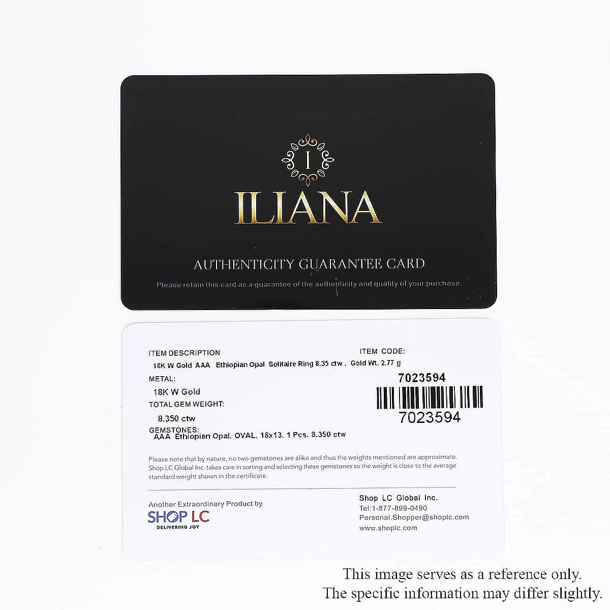 Certified & Appraised Iliana AAA Ethiopian Welo Opal 8.35 ctw Solitaire Ring in 18K White Gold (Size 10.00 image number 5