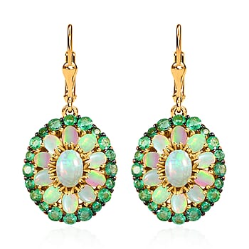 Ethiopian Welo Opal & Kagem Zambian Emerald - Product card gallery slide 1 (9431398613247)