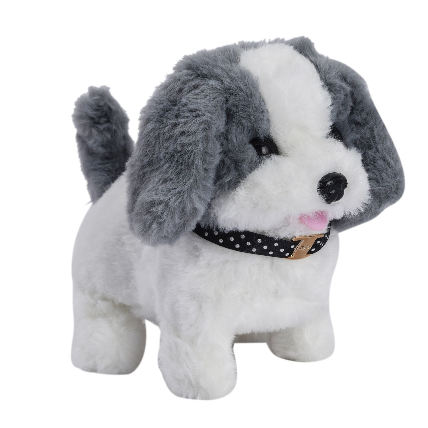 Walking plush outlet dog