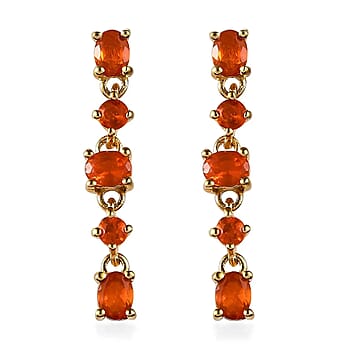 Mexican Fire Opal in YG Vermeil - Product card gallery slide 1 (9431392387327)