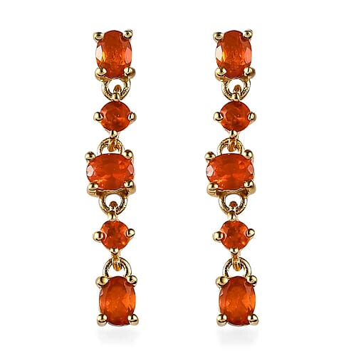 Mexican Fire Opal in YG Vermeil - Product card gallery slide 1 (9431392387327)