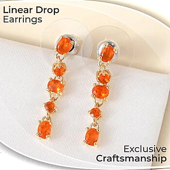 Mexican Fire Opal in YG Vermeil - Product card gallery slide 2 (9431392387327)