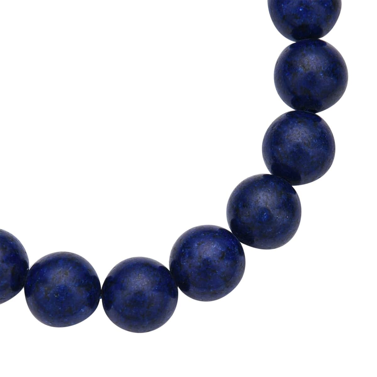 Lapis Lazuli Beaded Stretch Bracelet 156.00 ctw image number 3