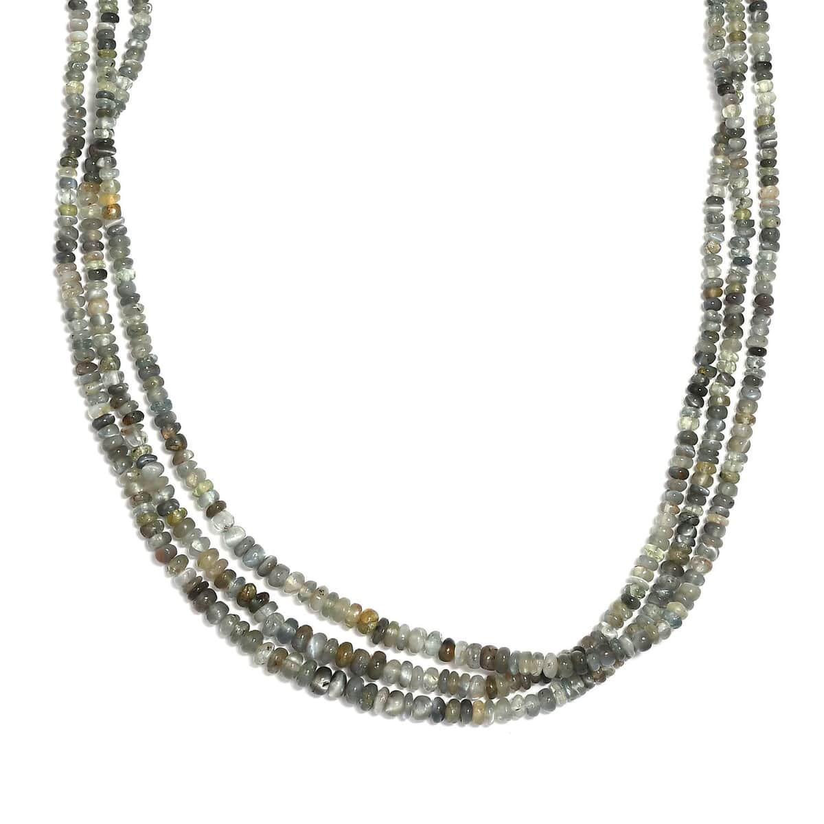 Luxoro 10K Yellow Gold AAA Narsipatnam Alexandrite Beaded Necklace 18 Inches 120.00 ctw image number 3