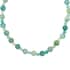 Amazonite Beaded Necklace 18-20 Inches in Rhodium Over Stainless Steel 168.00 ctw image number 2