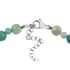 Amazonite Beaded Necklace 18-20 Inches in Rhodium Over Stainless Steel 168.00 ctw image number 3