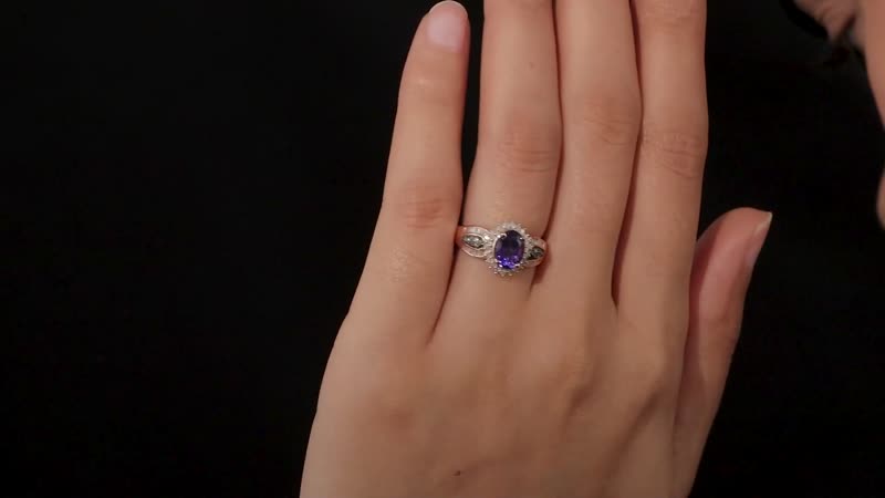 Tanzanite, Natural Champagne and White Diamond Ring in Vermeil Rose Gold Over Sterling Silver 1.70 ctw