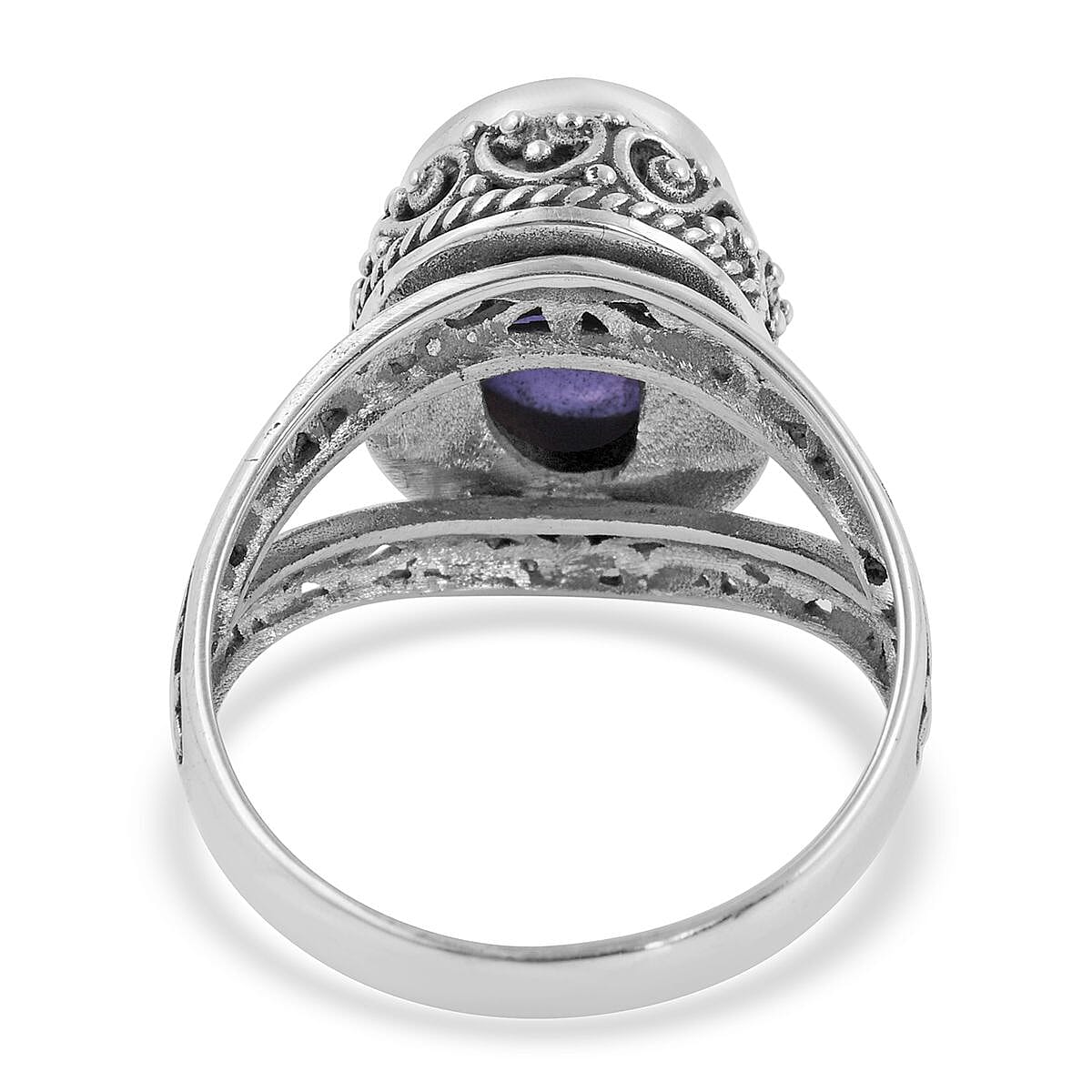 BALI LEGACY Tanzanite Ring in Sterling Silver 7 Grams 7.50 ctw image number 4