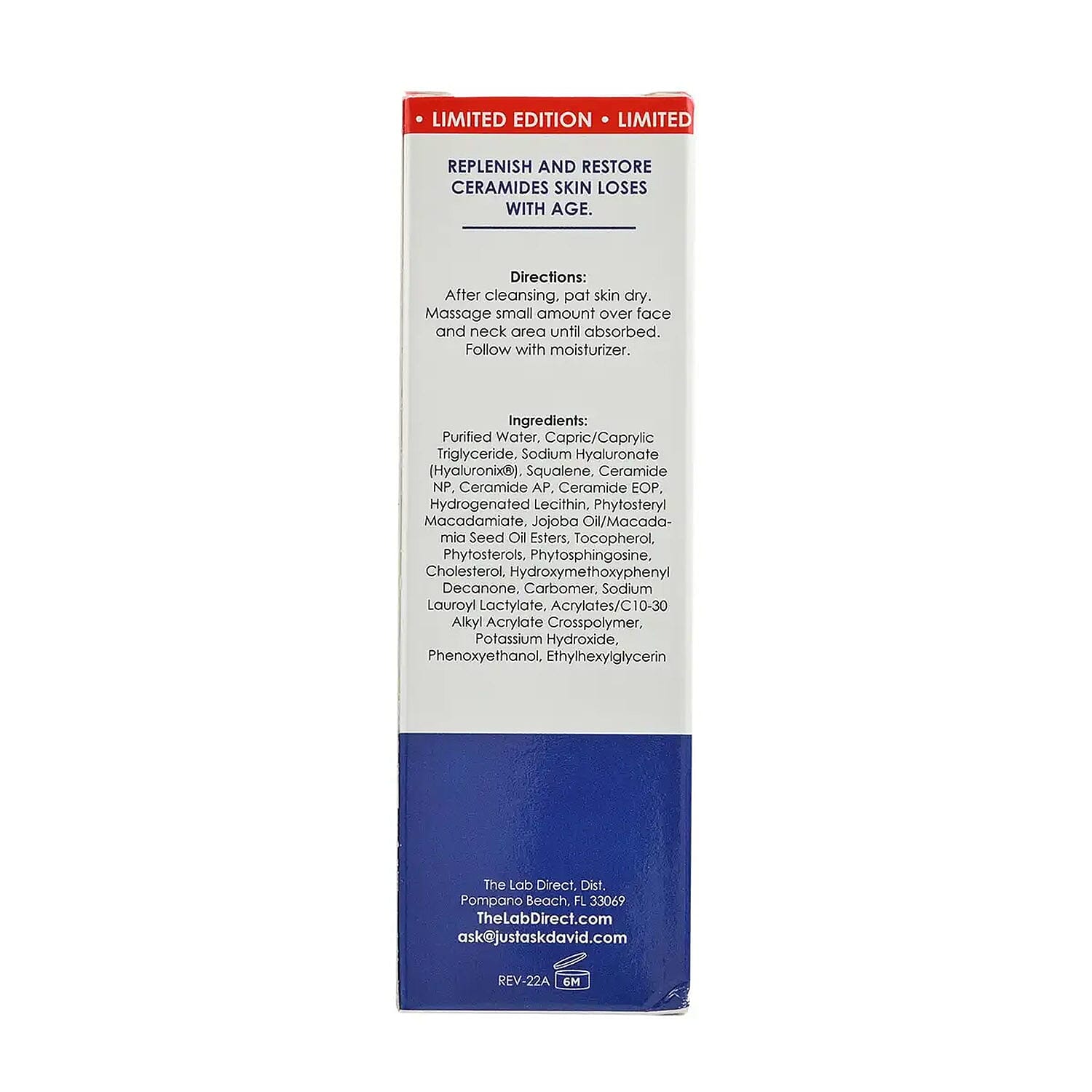 The Lab Direct Ceramide Cellular PM Recovery Treatment 2 oz , Skincare , Skin Serum , Anti Aging , Best Skin Care Products