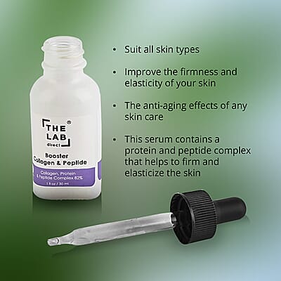 The Lab Direct Booster Collagen & Peptide 1 oz , Collagen Serum , Anti-Wrinkle Serum , Best Anti Aging Skin Care Products