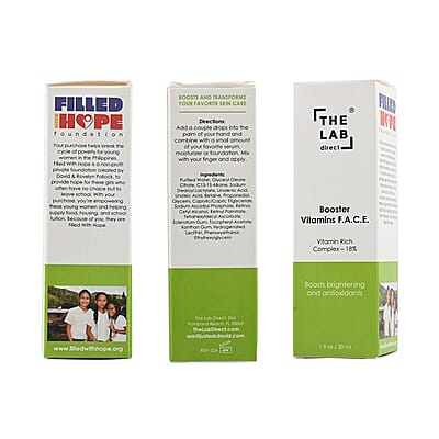 The Lab Direct Booster Vitamins Bio - F.A.C.E 1 fl Oz.