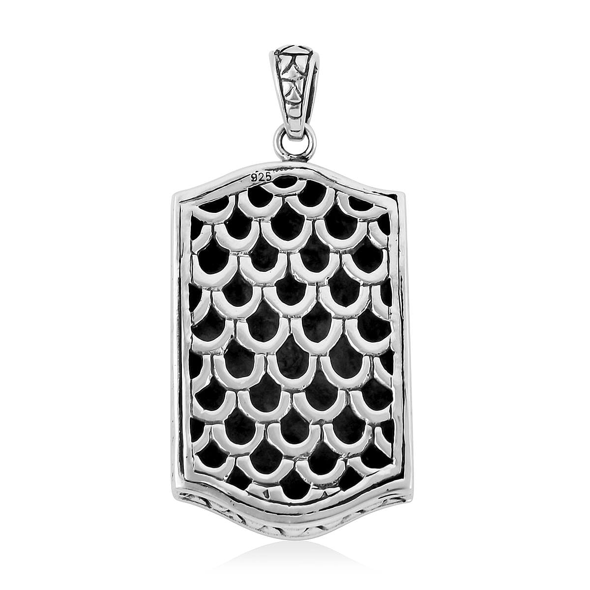 Bali Legacy Sterling Silver Dragonfly Pendant 22.10 Grams image number 4