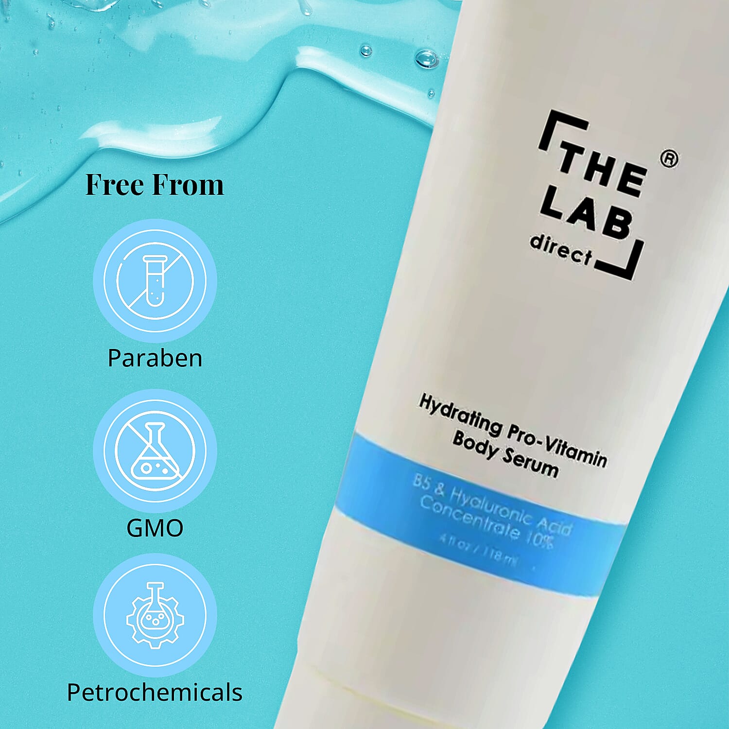 The Lab Direct Hydrating Pro-Vitamin 5 Body Serum 4 fl Oz