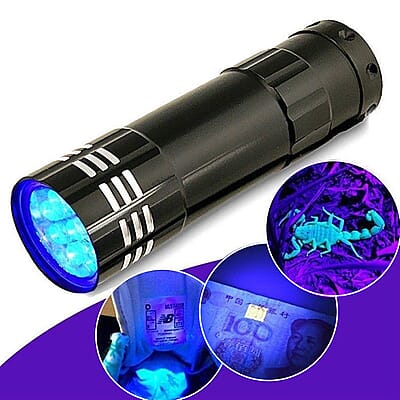 UV Flash Light Black 