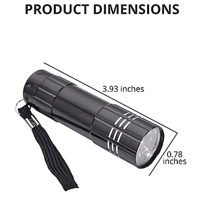 UV Flash Light Black 