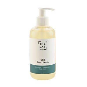 The Lab Direct Mens CBD 3 in 1 Shampoo, Conditioner, Body Wash