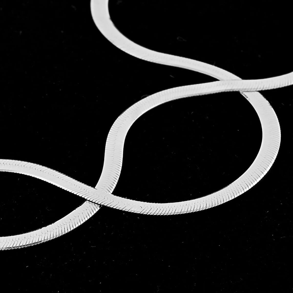 Italian Sterling Silver 2.85mm Herringbone Necklace (20 Inches) (5.8 g) image number 1