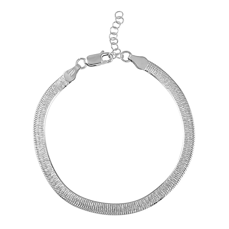 Italian Sterling Silver Bracelet (7.00 In) 3.80 Grams