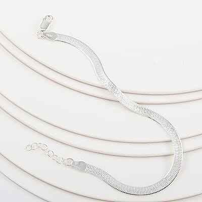 Italian Sterling Silver Bracelet (7.00 In) 3.80 Grams