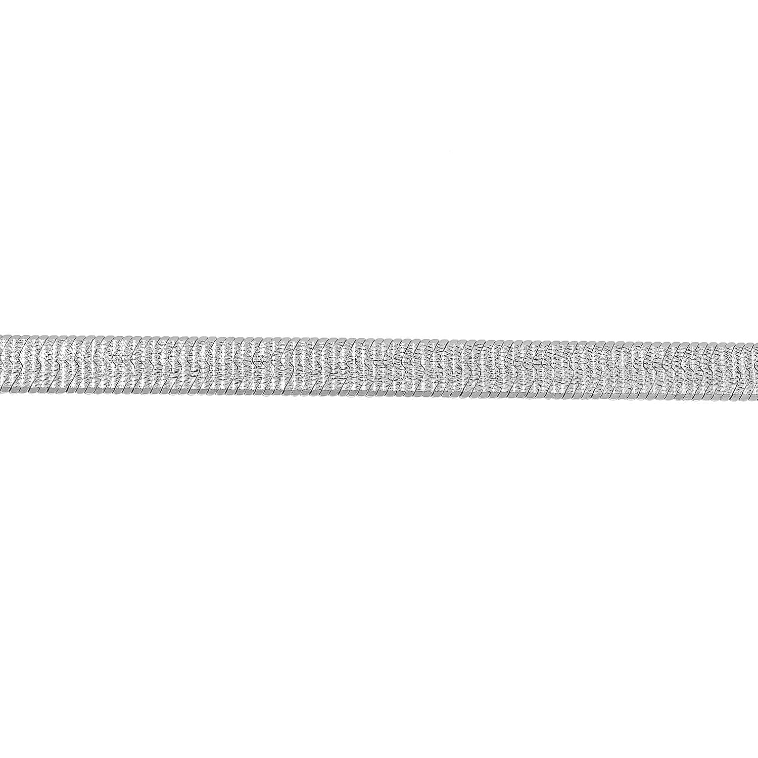 Italian Sterling Silver Bracelet (7.00 In) 3.80 Grams