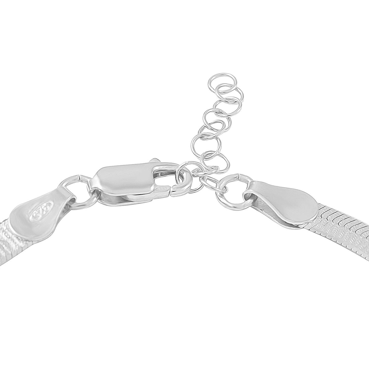 Italian Sterling Silver Bracelet (7.00 In) 3.80 Grams