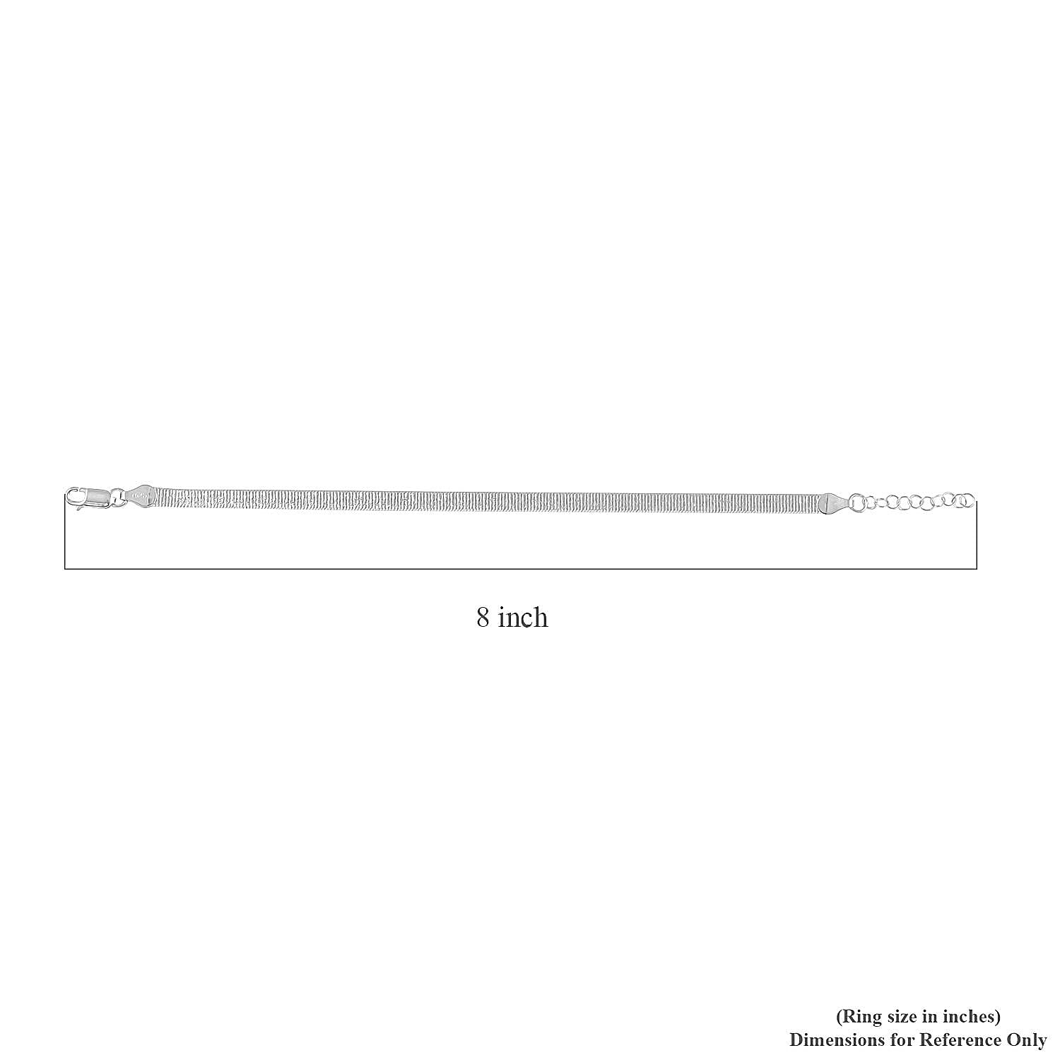 Italian Sterling Silver Bracelet (7.00 In) 3.80 Grams