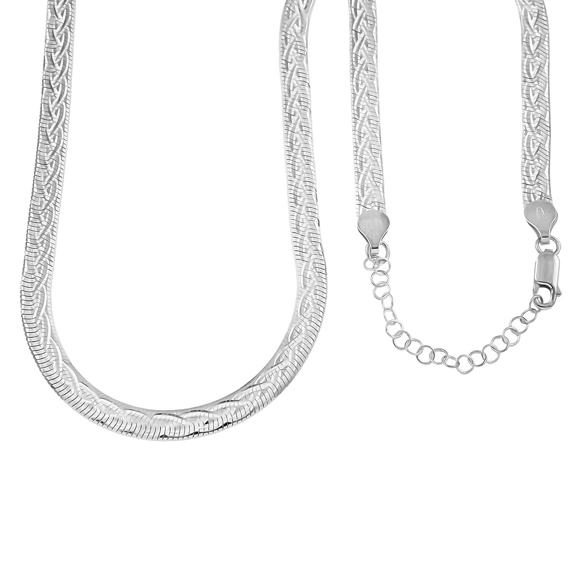 Buy Italian Sterling Silver Snake Chain Braided Design