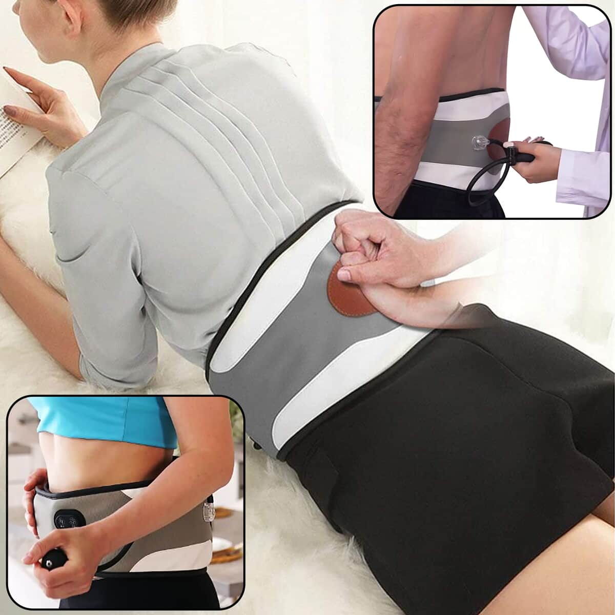 Best Beauty Finds 8 IN 1 Heat Compression Cordless Magnet Therapy Pain Relieving Belt image number 1