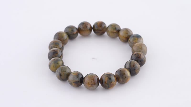 Pietersite Beaded Stretch Bracelet 200.00 ctw