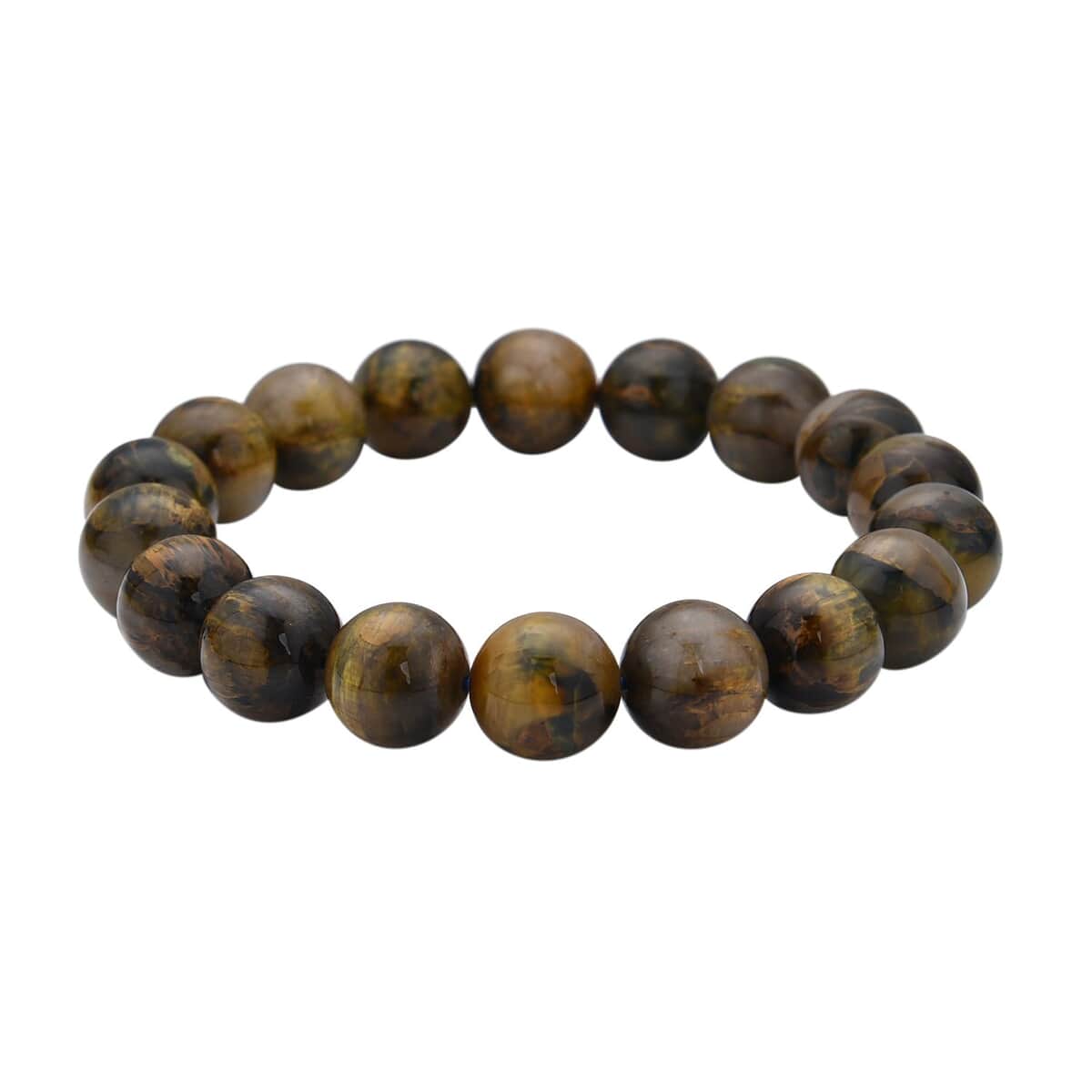 Pietersite Beaded Stretch Bracelet 200.00 ctw image number 2