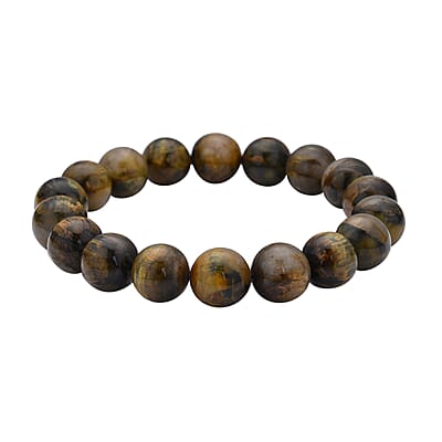 Pietersite Beaded Stretch Bracelet 200.00 ctw