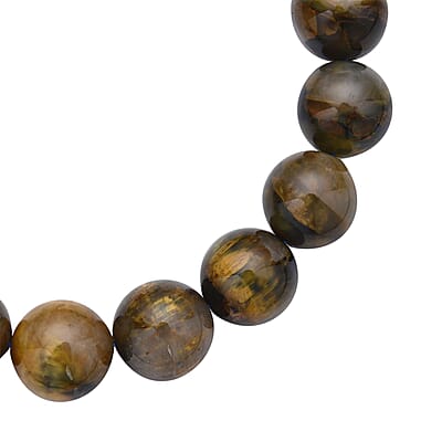Pietersite Beaded Stretch Bracelet 200.00 ctw