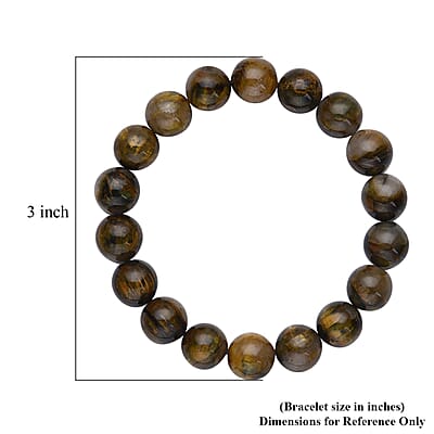 Pietersite Beaded Stretch Bracelet 200.00 ctw