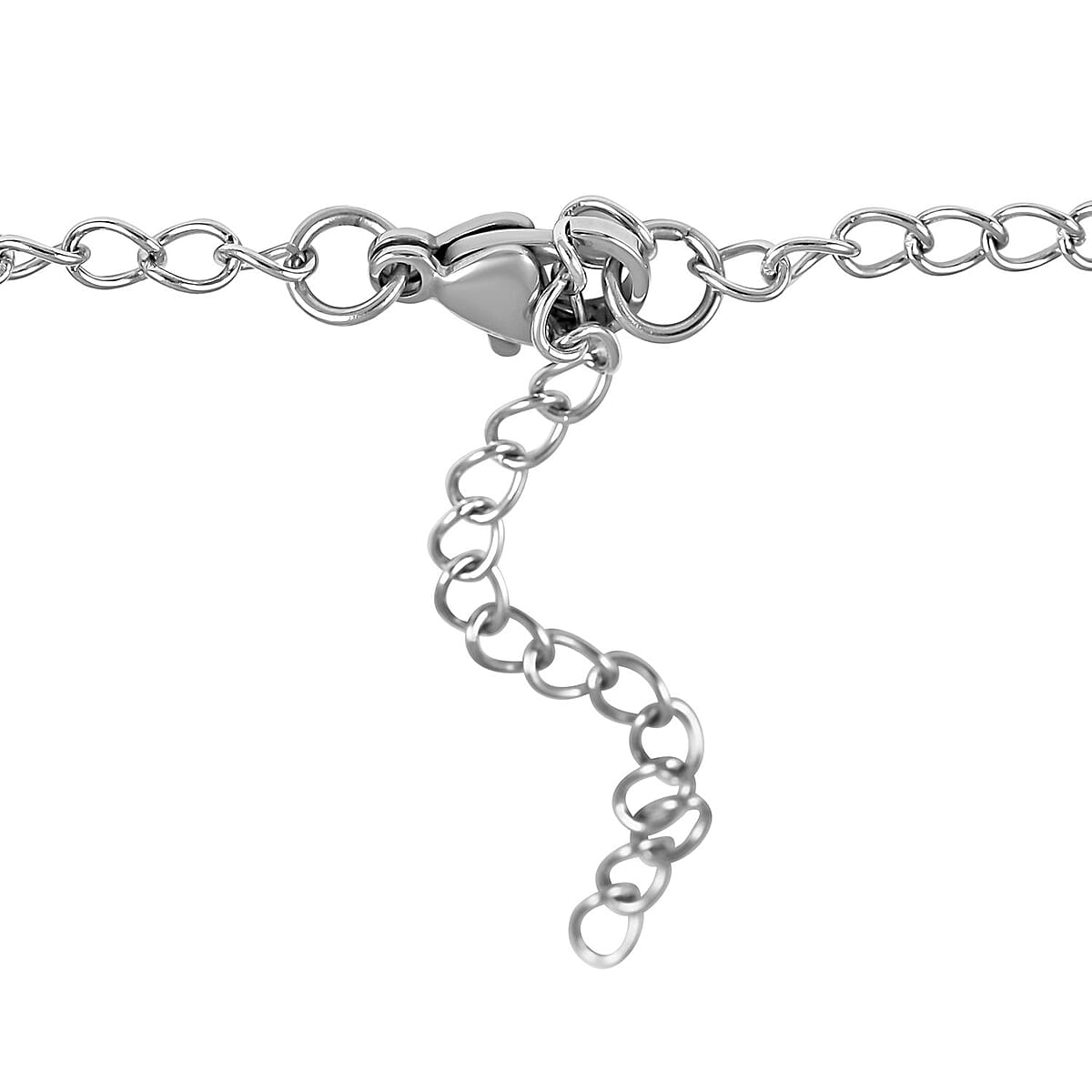 White Howlite Three-Row Necklace 22-24 Inches in Rhodium Over Stainless Steel 279.80 ctw image number 3