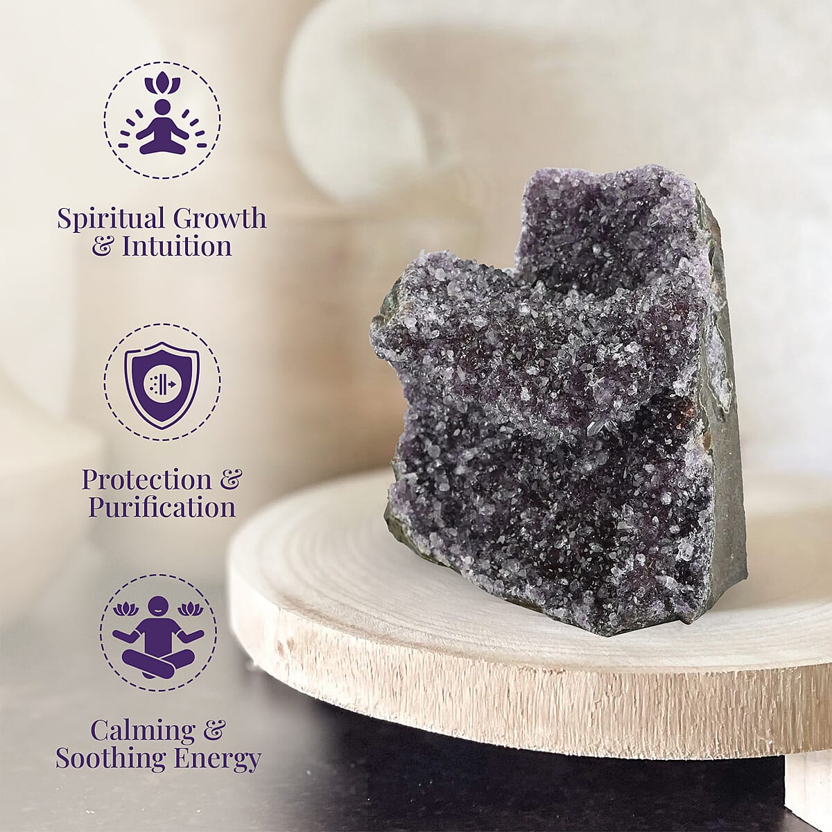 Amethyst Cut Base -M (Approx. 5510 ctw) image number 1