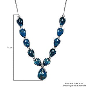 Table Mountain Shadowkite 41.33 ctw Necklace in Platinum Over Sterling Silver 18 Inches