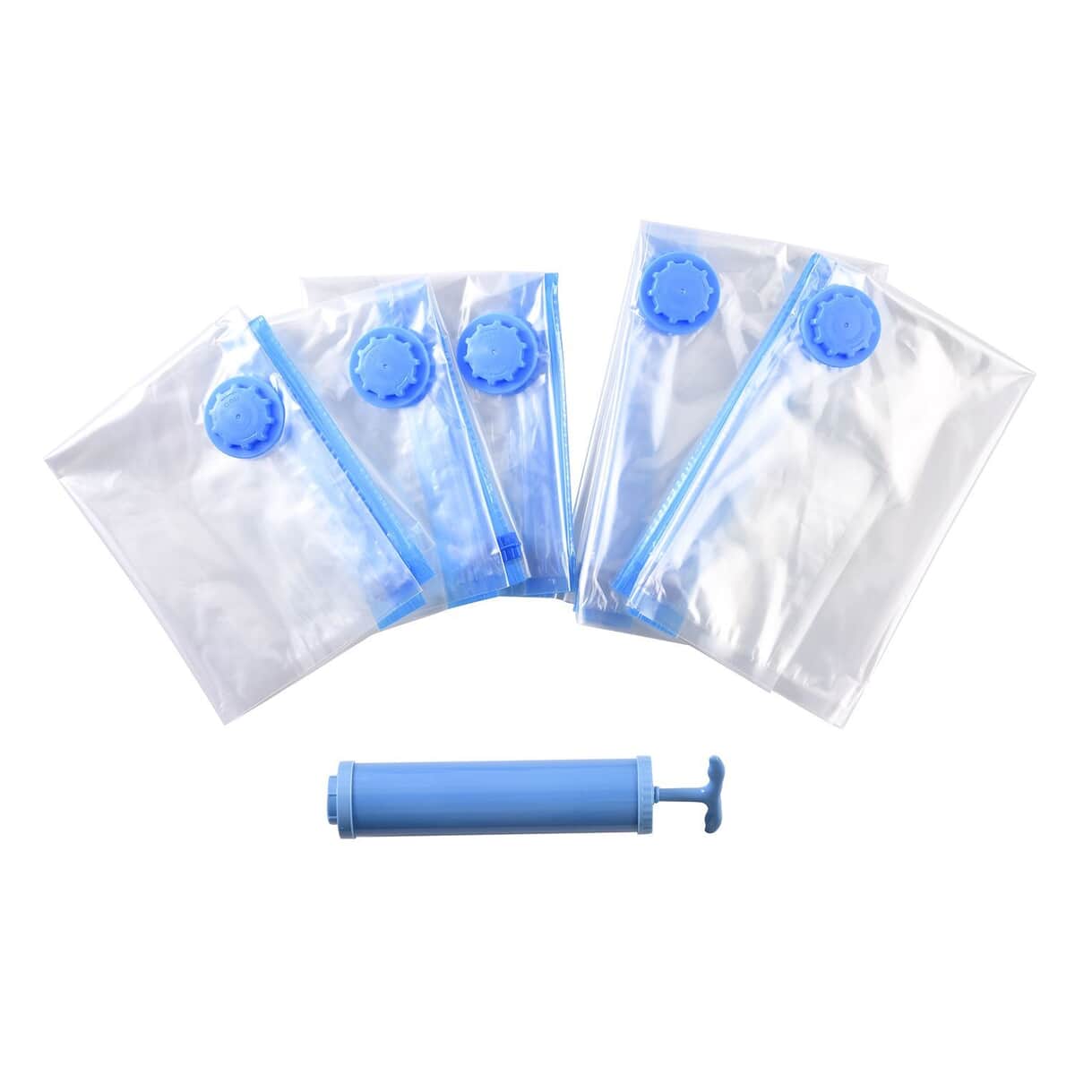 Buy Vacuum Compression Storage Bags with Hand Pump - 5 Packs in 2 Sizes ...