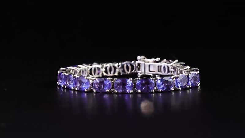 Color Change Fluorite Tennis Bracelet in Platinum Over Sterling Silver (6.50 In) 12.40 Grams 28.35 ctw