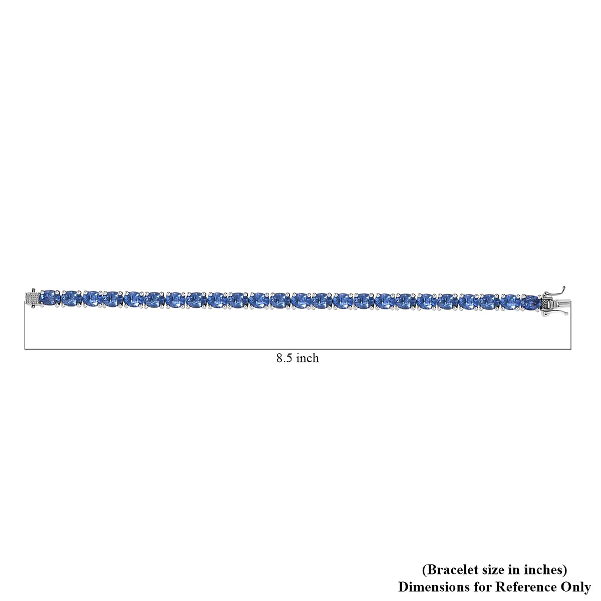 Color Change Fluorite Tennis Bracelet, Fluorite Bracelet, Platinum Over Sterling Silver Bracelet, Silver Jewelry For Her (8.00 In) 35.75 ctw image number 4