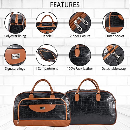 Black Croco Emboss - Product card gallery slide 4 (9431478698239)