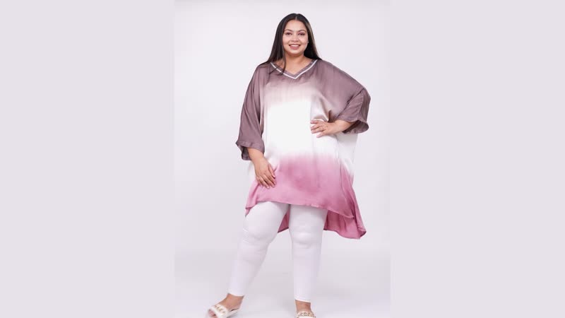 TAMSY, 100% RAYON, TUNIC, SIZE- ONE SIZE , COLOR- BURGUNDY