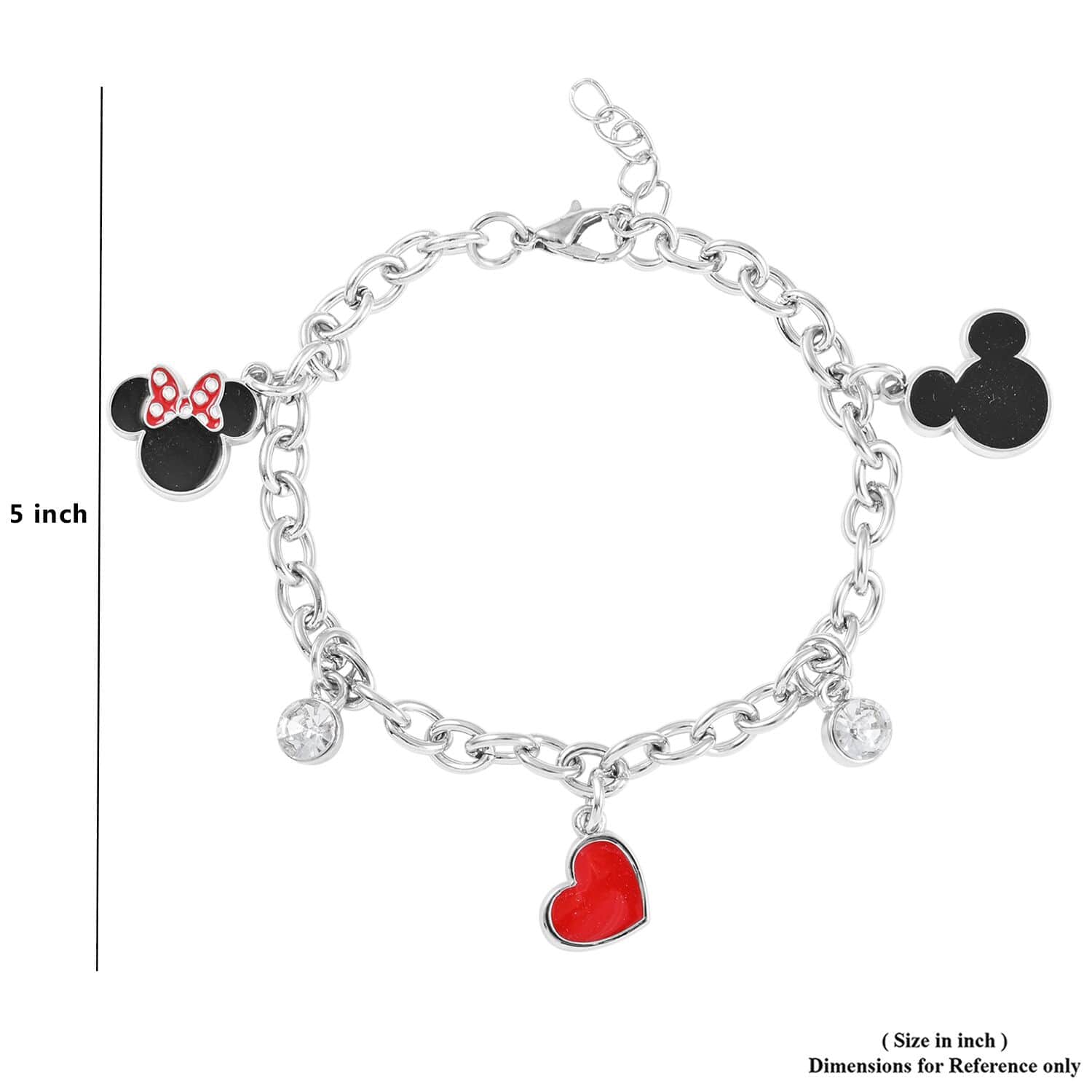 Minnie mouse store charm bracelet