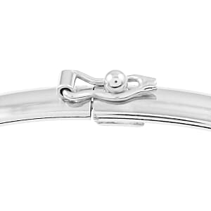 Sterling Silver Diamond Cut Bangle Bracelet (8.00 In) 3.80 Grams