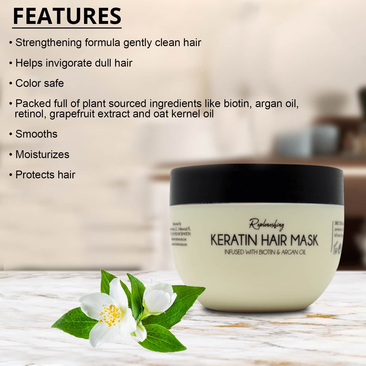 Buy Karma Beauty Keratin Hair Mask Infused with Biotin and Argan